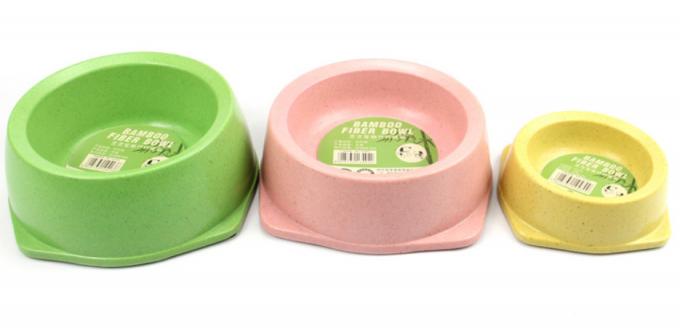 Uitstekend materiaal Bamboe drie maat huisdier salade kom 0