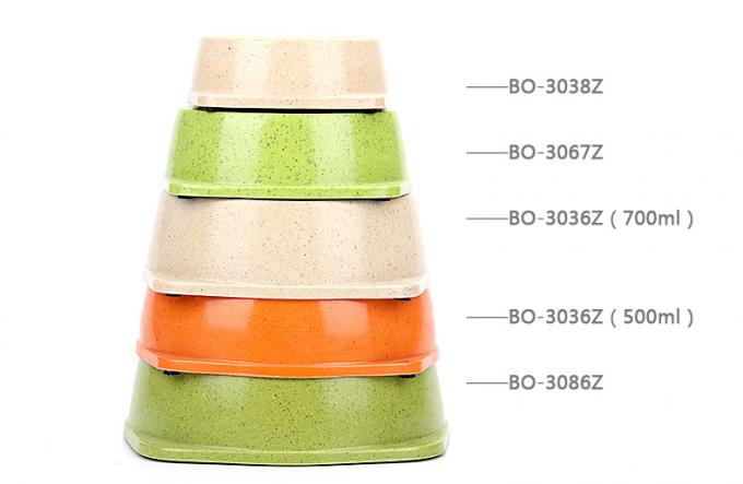 Huisdierenvoorzieningen Eco bamboe vezel ronde honden kom fabrikant 0