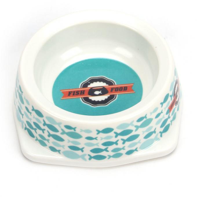 Anti-mieren huisdier schalen voor honden katten ronde Plastic Water Food Feeder Dish Waterer 0