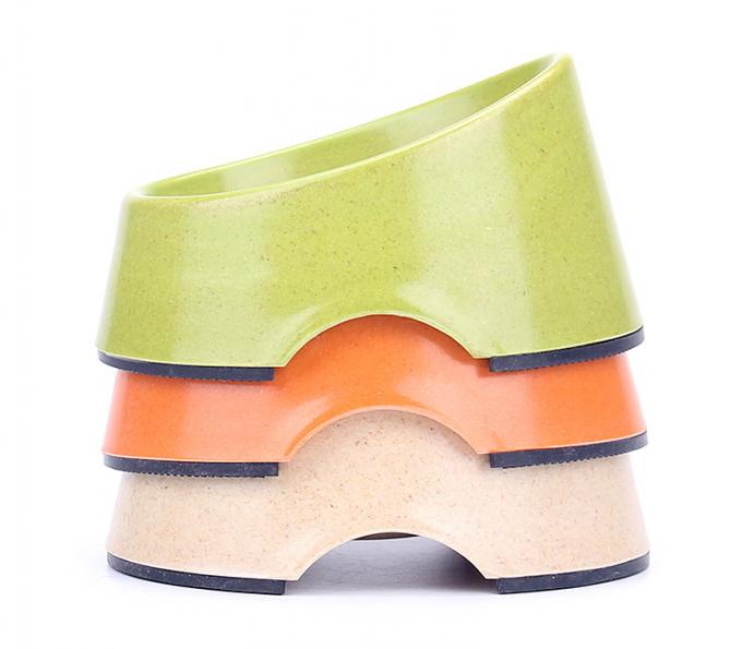 Beste prijs Bamboe Cat&Dog Pet Feeding Bowl 3