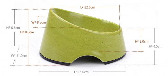 Beste prijs Bamboe Cat&Dog Pet Feeding Bowl 4