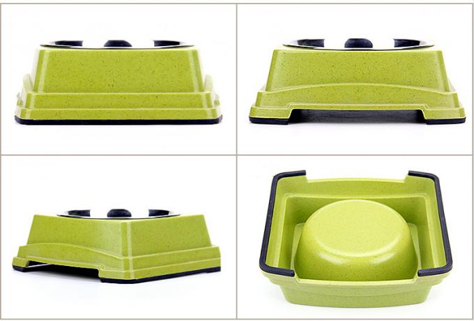 Goedkwaliteit Groothandel Warm verkoop Bamboe Roestvrij staal Hond Puppy Voedingsbeker 5