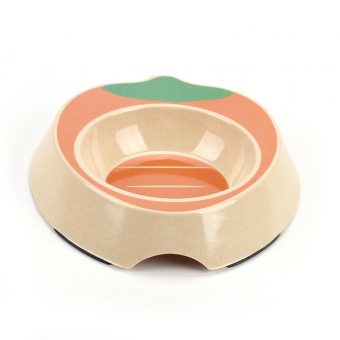 Eco-vriendelijke bamboevezel pet bowl met Decal Printing 1