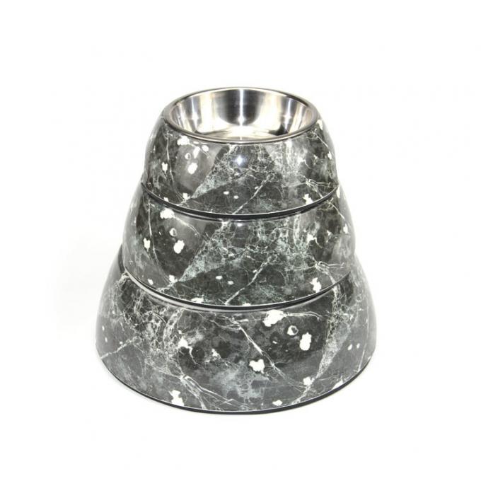 Groothandel Hoogwaardig huisdiervoeding roestvrij staal bothond bak 2