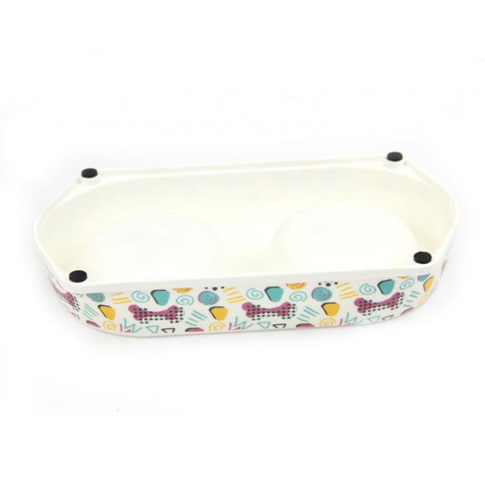 Huisdierenproducten Eco bamboe vezel Premium honden dubbel kom 2