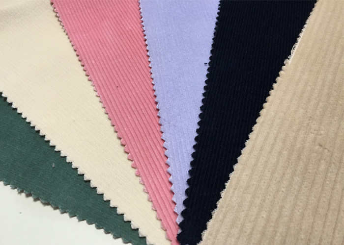 Kleurrijke spandex stretch corduroy stof materiaal 6w 8w 9w 11w