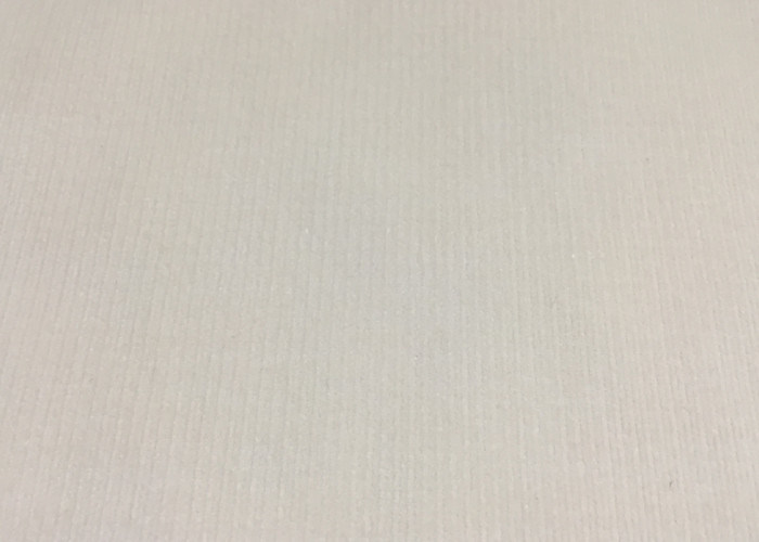 Witte / beige comfortabele stretch corduroy stof High End kledingstof