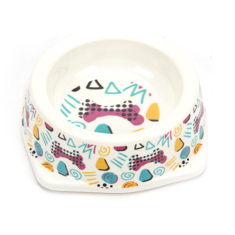 Anti-mieren huisdier schalen voor honden katten ronde Plastic Water Food Feeder Dish Waterer