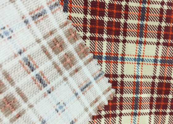 100% katoenen ribstop strip 21w Stretch Corduroy stof