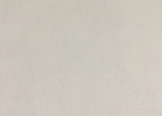 Witte / beige comfortabele stretch corduroy stof High End kledingstof