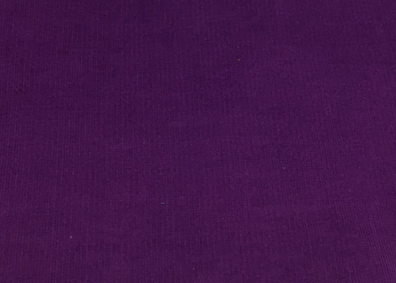 Purper Stretch Corduroy Stof Ademhalend Stof / Kleding Stof
