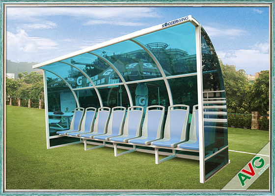 Weerbestendige Voetbalveldapparatuur Mobiliteit Aluminium Voetbalcoachstoel